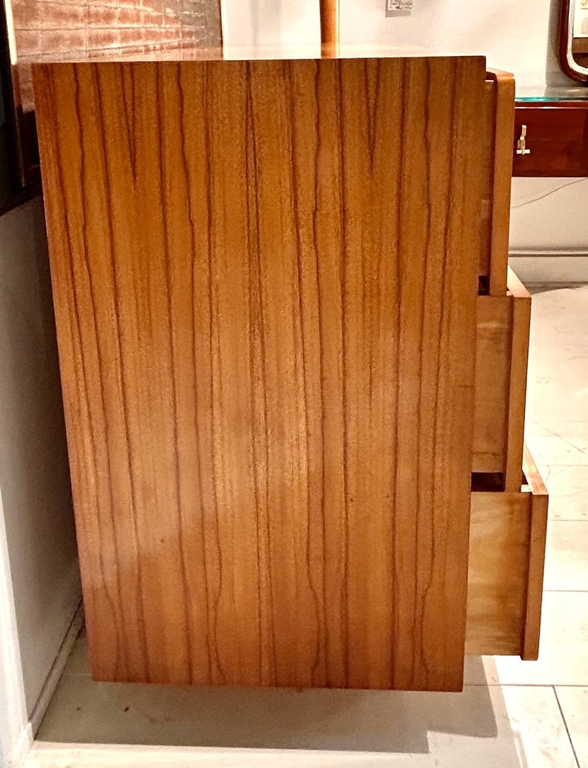 Commode En Zebrano éditée Par La « maison De Coene Frères », Courtrai, Belgique-photo-4